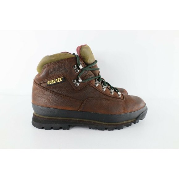 Vintage 90s Cabelas Mens 10 B Goretex Leather Waterproof Hiking Boots Brown main image 10